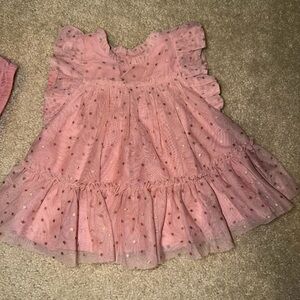 GAP Baby Pink Ruffled Dress